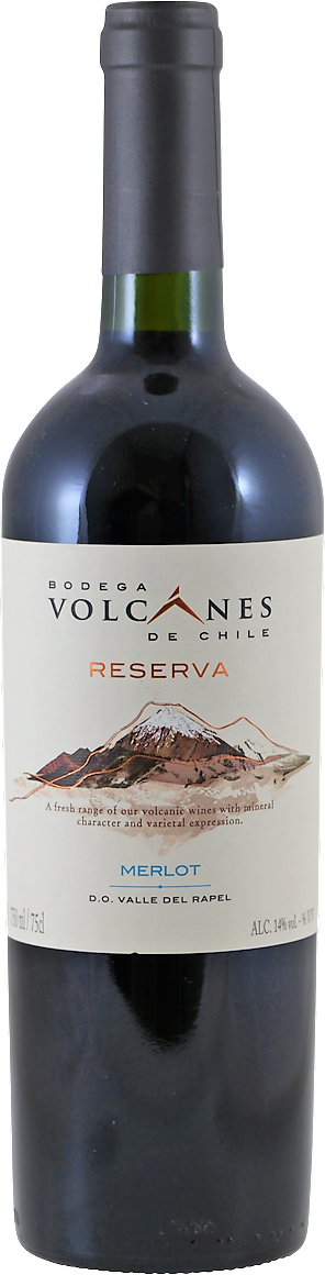 Bodegas Volcanes Merlot Reserva 2022 (6 flessen)
