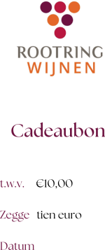 Cadeaubon 10 Euro