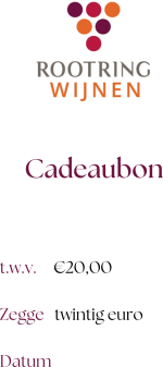 Cadeaubon 20 Euro