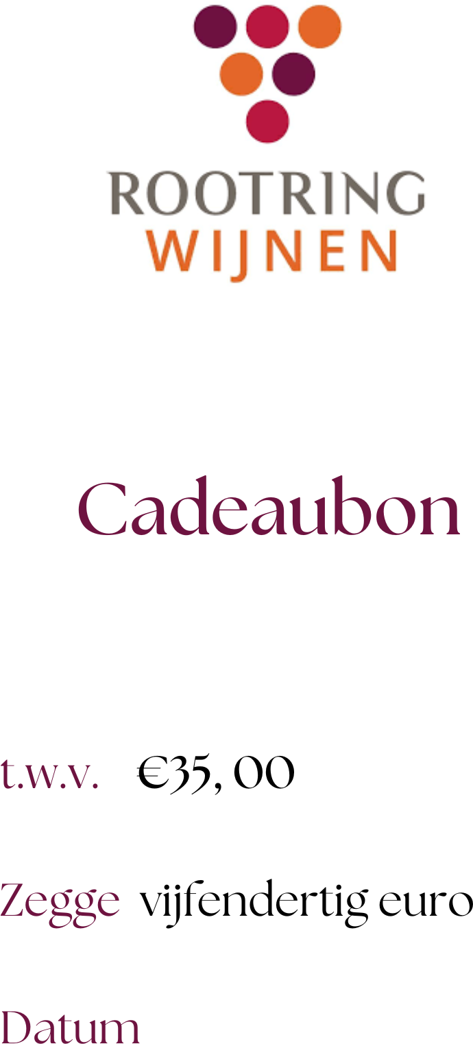 Cadeaubon 35 Euro