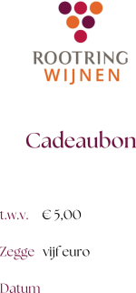Cadeaubon 5 Euro