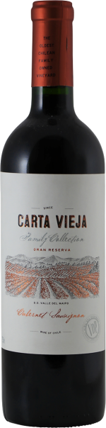 Carta Vieja Gran Reserva Cabernet Sauvignon 2018 (6 flessen)