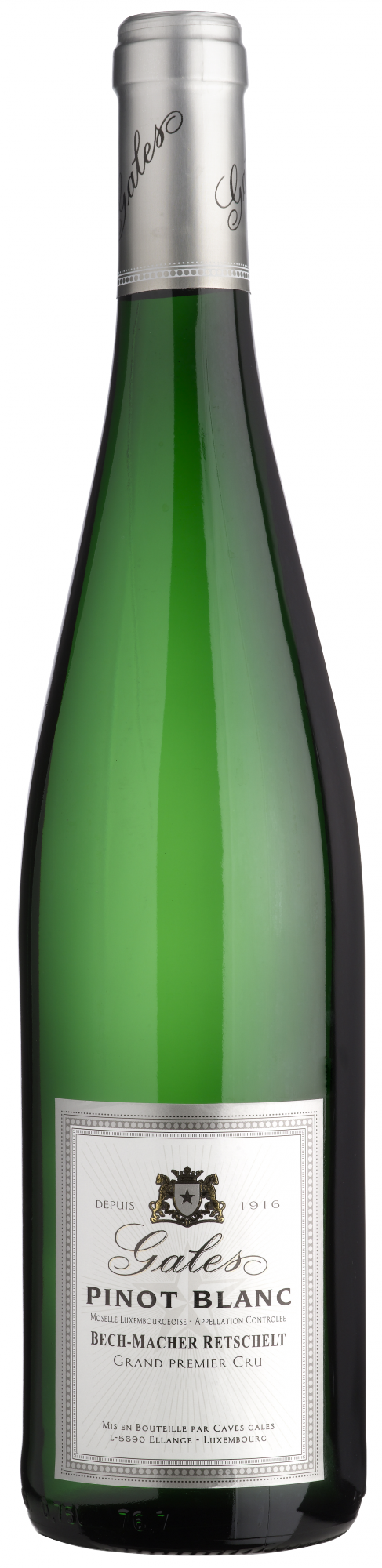 Caves Gales Pinot Blanc Bech-Macher Rëtschelt Grand Premier Cru 2023