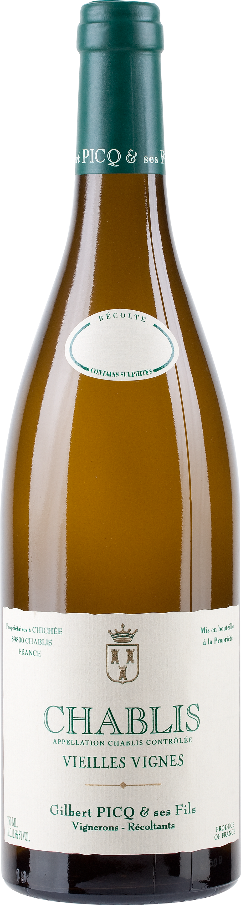 Gilbert Picq Chablis aoc 'Gilbert Picq Vieilles Vignes' 2022