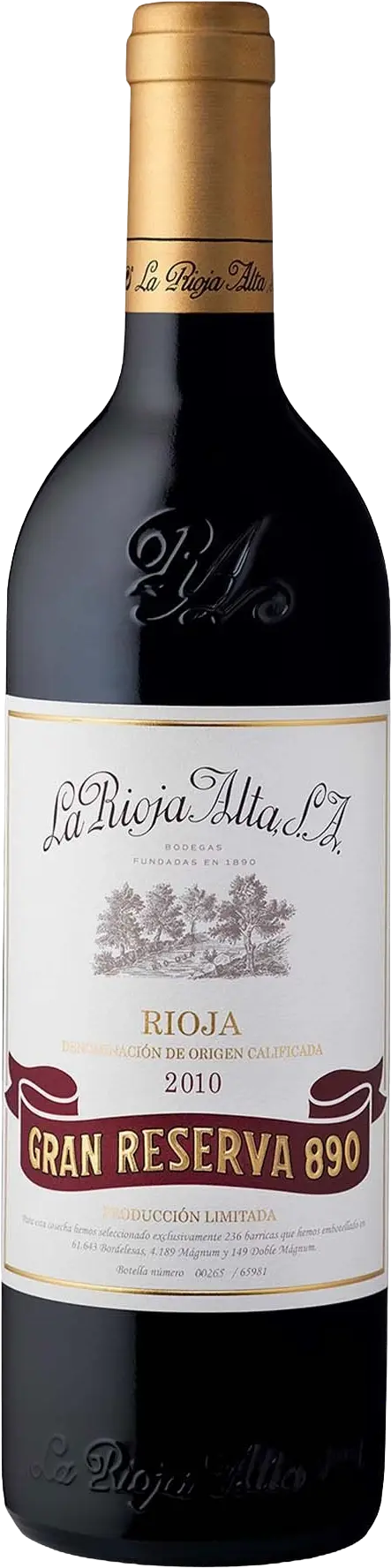 La Rioja Alta Rioja Gran Reserva '890' 2010