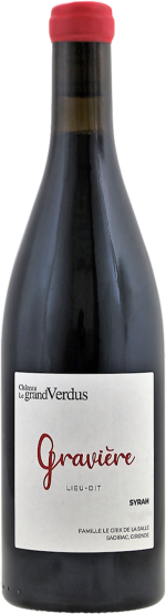 Le Grand Verdus Gravière Syrah 2020