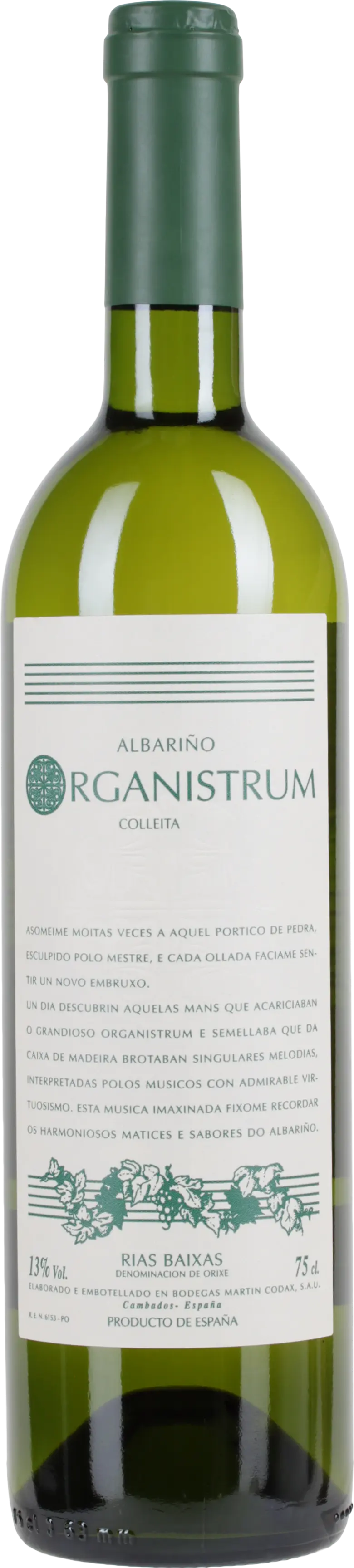 Martin Codax Albariño Rías Baixas do 'Organistrum' 2023