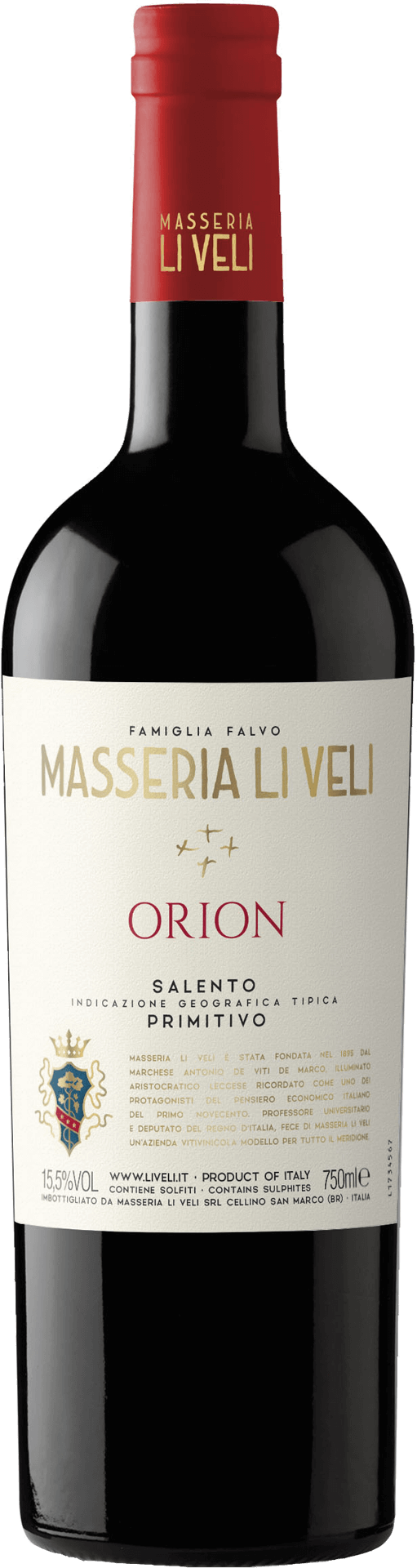 Masseria Li Veli Orion Primitivo 2022