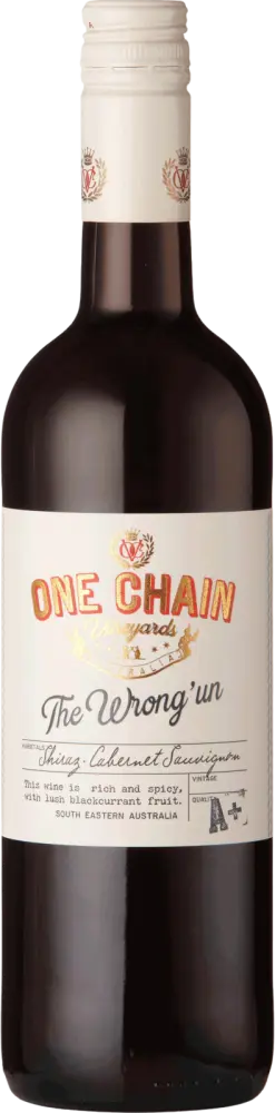One Chain Vineyards 'The Wrong Un' Shiraz Cabernet 2024