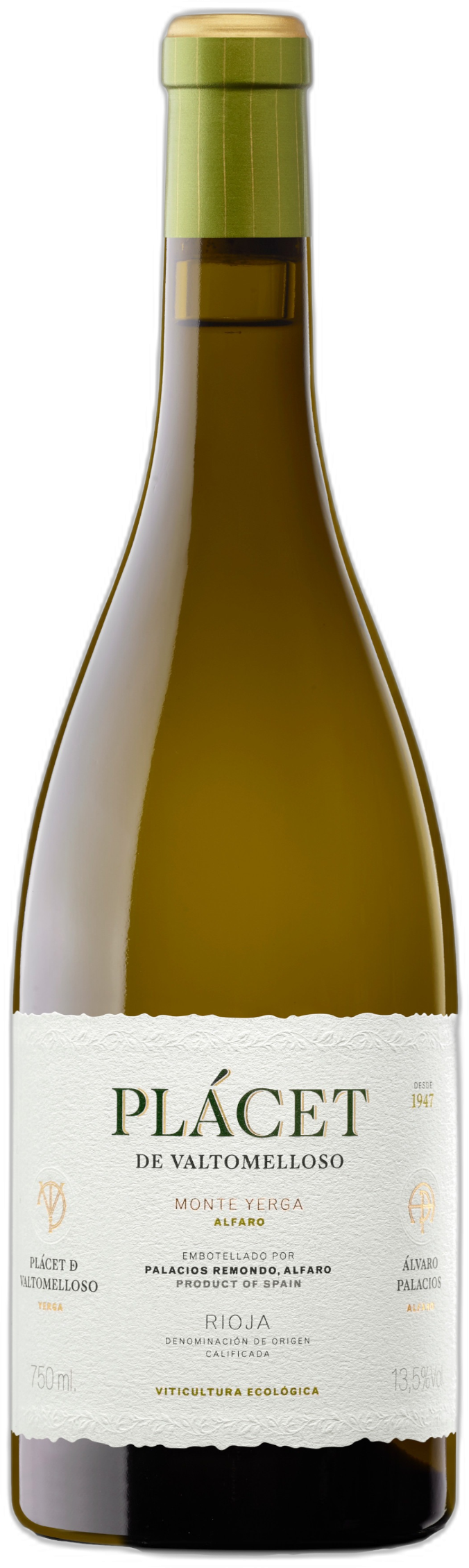 Palacios Remondo Rioja Blanco doca Organic 'Plácet de Valtomelloso' 2023