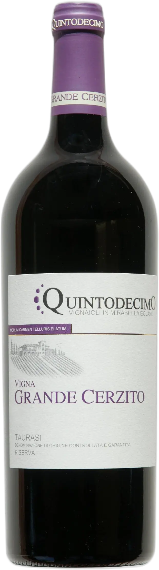 Quintodecimo Taurasi Riserva docg 'Vigna Grande Cerzito' 2019