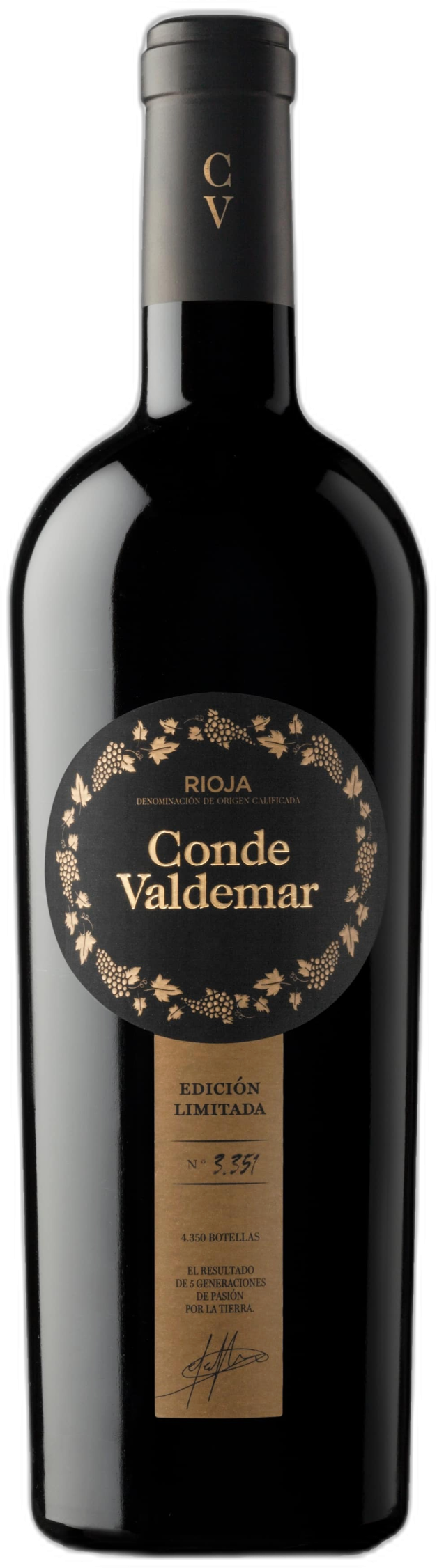 Valdemar Rioja Tinto doca Edición Limitada 'Conde Valdemar' 2019