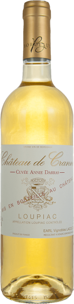 Vignobles Lacoste - Château de Cranne Cuvée Annie Darras Loupiac 2019