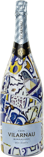 Vilarnau Cava Brut Sleeve Trencadis Gaudi Style Magnum